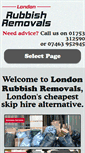 Mobile Screenshot of london-rubbish-removal.co.uk